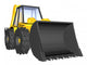 Yellow Construction Digger Wall Decal
