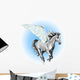 Unicorn Running Wall Decal
