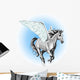 Unicorn Running Wall Decal