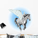 Unicorn Running Wall Decal