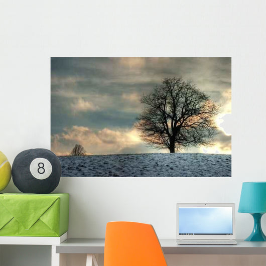 Winter Tree Wall Decal Design 2