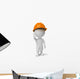 Stopped Construction Worker Wall Decal