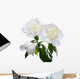 weisse Pfingstrose Wall Decal