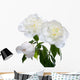 weisse Pfingstrose Wall Decal