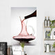 pouring red wine into decanter Wall Mural