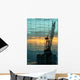 crane reflected Wall Mural
