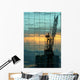 crane reflected Wall Mural