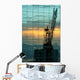 crane reflected Wall Mural