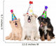 Puppies Singing Happy Birthday Song Wall Decal