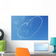 Heart Symbol Blue Sky Wall Decal