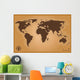 Vector World Map Earth Wall Mural