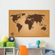 Vector World Map Earth Wall Mural