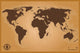 Vector World Map Earth Wall Mural