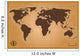 Vector World Map Earth Wall Mural