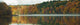 Autumn Coloured Trees Along The Shoreline Of A Lake Wall Mural