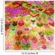 grunge love pattern background Wall Mural