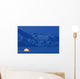 A Backpacking Tent Lit Up At Twilight Alaska Range Wall Mural