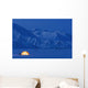 A Backpacking Tent Lit Up At Twilight Alaska Range Wall Mural