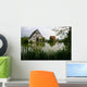 Timber-frame Houses Village Pond Wall Decal