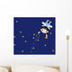 Cute of a Star Fairy,cartoon Wall Mural
