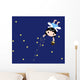 Cute of a Star Fairy,cartoon Wall Mural