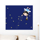 Cute of a Star Fairy,cartoon Wall Mural