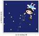 Cute of a Star Fairy,cartoon Wall Mural