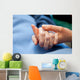 Old Hand Care Elderly Wall Mural