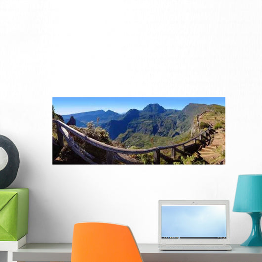 Panoramic Mafate Wall Decal