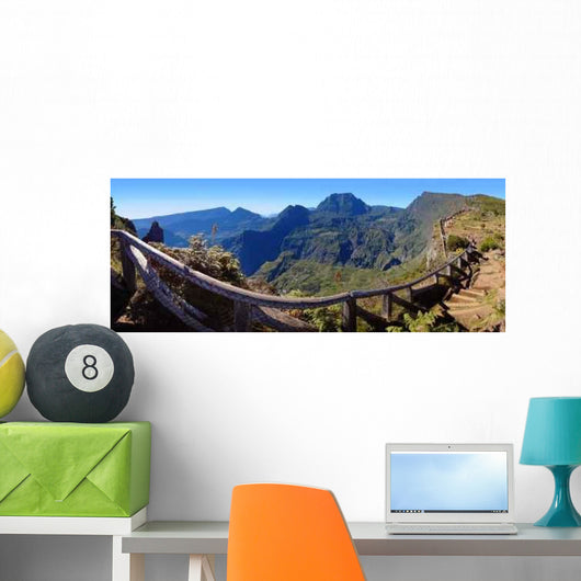 Panoramic Mafate Wall Decal