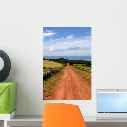 Red Road Wall Decal