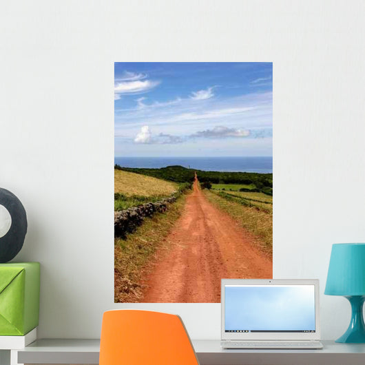 Red Road Wall Decal