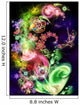 Fairy-Tale Luminous Flower Wall Mural