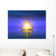 Water Meditation Gold Blue Wall Mural