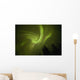 Aurora borealis dances over annie lake Wall Mural