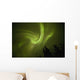 Aurora borealis dances over annie lake Wall Mural