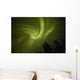 Aurora borealis dances over annie lake Wall Mural