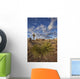 Yucca plants and joshua trees dot the landscape Wall Mural