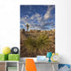 Yucca plants and joshua trees dot the landscape Wall Mural
