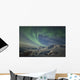 Aurora borealis dances over the klondike valley Wall Mural