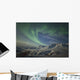 Aurora borealis dances over the klondike valley Wall Mural