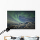 Aurora borealis dances over the klondike valley Wall Mural