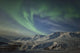 Aurora borealis dances over the klondike valley Wall Mural