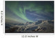 Aurora borealis dances over the klondike valley Wall Mural