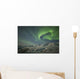 Aurora borealis dances over the klondike valley Wall Mural
