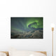 Aurora borealis dances over the klondike valley Wall Mural