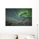 Aurora borealis dances over the klondike valley Wall Mural