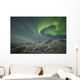 Aurora borealis dances over the klondike valley Wall Mural