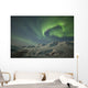 Aurora borealis dances over the klondike valley Wall Mural