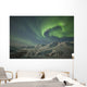 Aurora borealis dances over the klondike valley Wall Mural